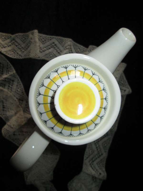Stavangerflint teapot. Botanical Theme. Made in Norway