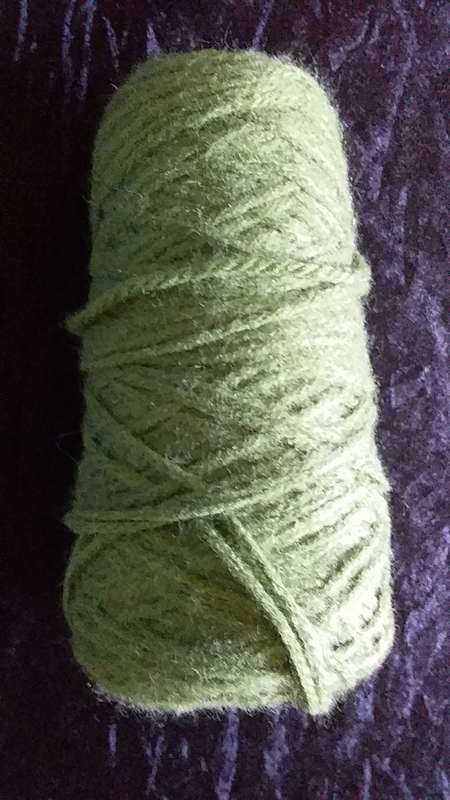 Wool-Acrylic- Dark Green