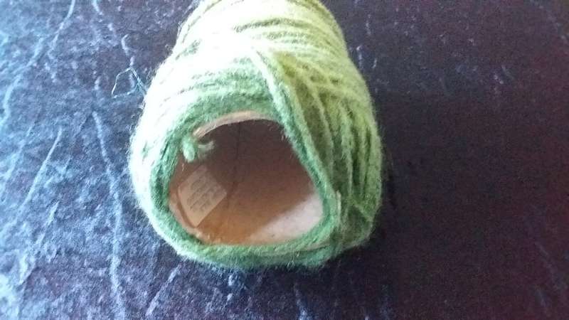 Wool-Acrylic- Dark Green