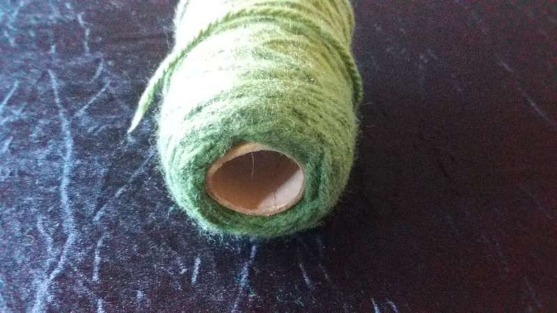 Wool-Acrylic- Dark Green