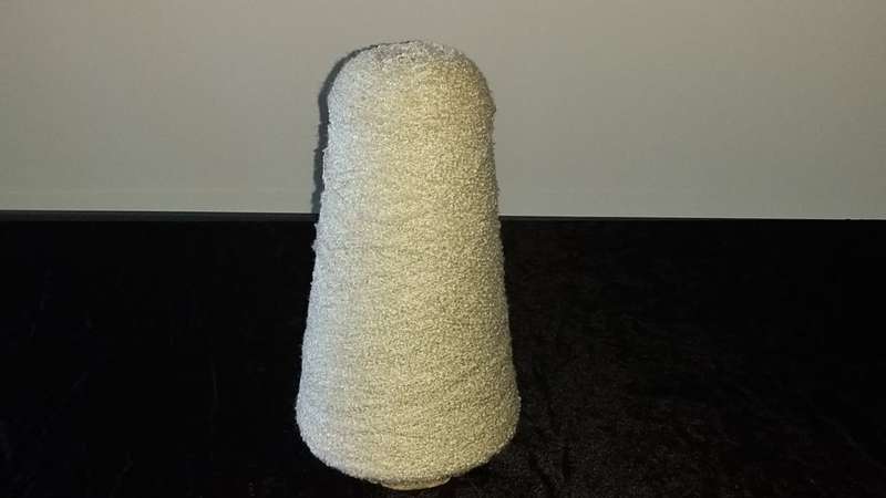 Cream nobbled Wool