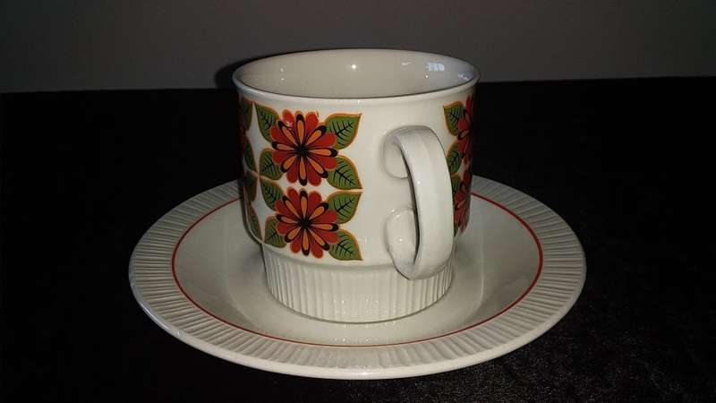 Cup and Saucer- Continental China Vitreous-Made in South Africa-Mix and Match