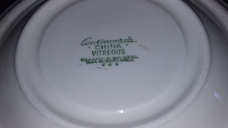 Cup and Saucer- Continental China Vitreous-Made in South Africa-Mix and Match