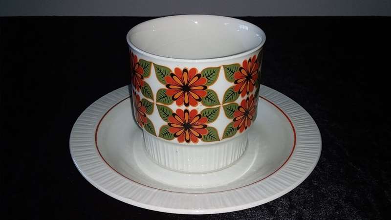 Cup and Saucer- Continental China Vitreous-Made in South Africa-Mix and Match