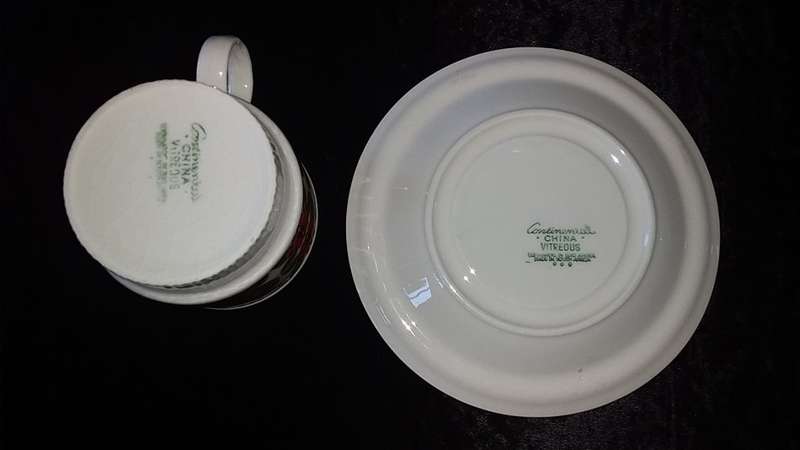 Cup and Saucer- Continental China Vitreous-Made in South Africa-Mix and Match