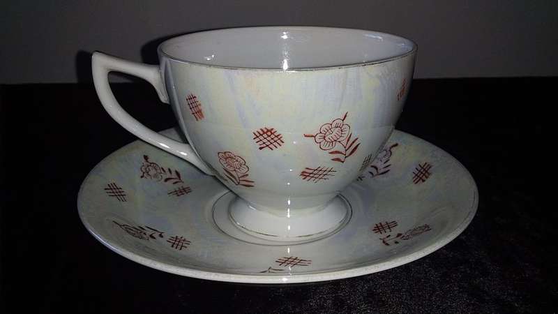 1 x Cup and Saucer-Lustre Ware-La Mode Fine China-Mix and Match