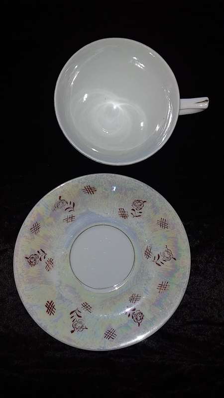 1 x Cup and Saucer-Lustre Ware-La Mode Fine China-Mix and Match