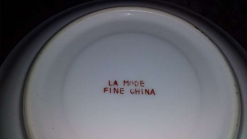 1 x Cup and Saucer-Lustre Ware-La Mode Fine China-Mix and Match