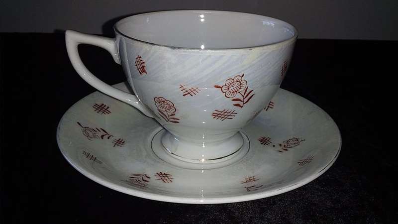 1 x Cup and Saucer-Lustre Ware- La Mode Fine China-Mix and Match