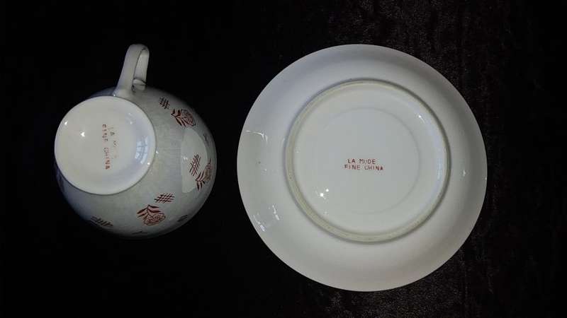 1 x Cup and Saucer-Lustre Ware- La Mode Fine China-Mix and Match