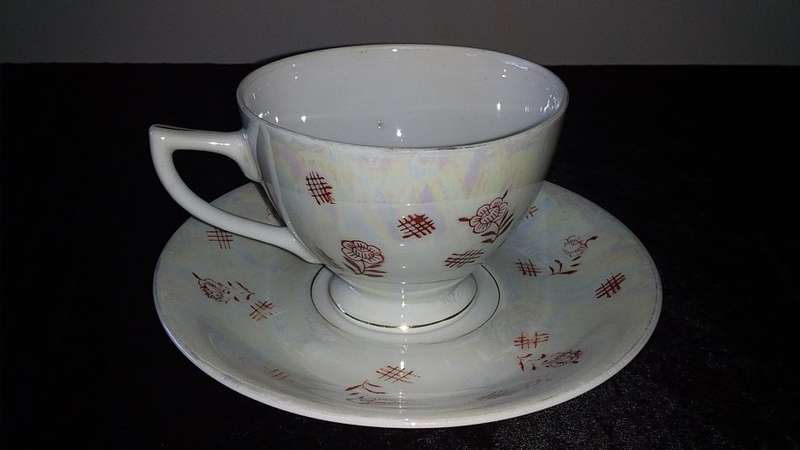 1 x Cup and Saucer-Lustre Ware- La Mode Fine China-Mix and Match