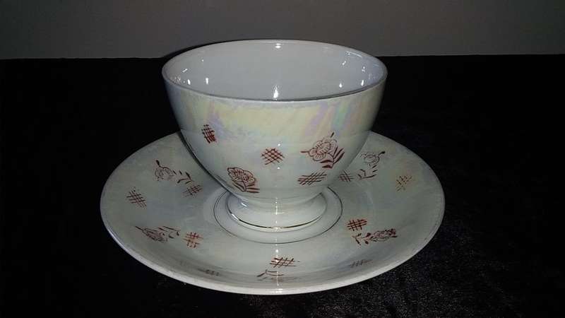 1 x Cup and Saucer-Lustre Ware- La Mode Fine China-Mix and Match