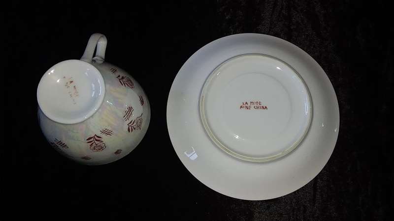 1 x Cup and Saucer-Lustre Ware- La Mode Fine China-Mix and Match