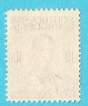Southern Rhodesia-10d-Cancel-Used-Thematic-Famous Person SACC49