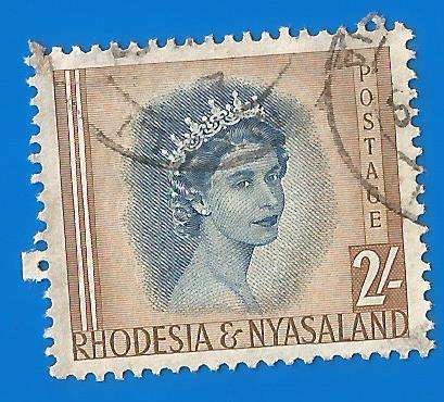 Rhodesia and Nyasaland-2/-Cancel-Used-Thematic-Famous Person SACC11