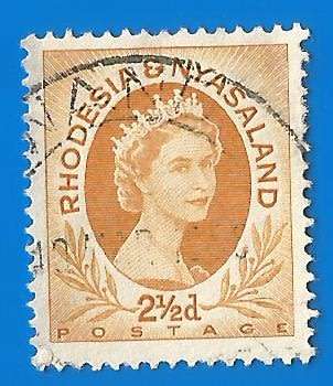 Rhodesia and Nyasaland-Cancel-Used-Thematic-Famous Person
