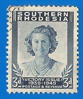 Southern Rhodesia-3d-Cancel-Used-Thematic-Famous Person SACC68