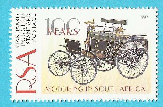 RSA SACC996 -MNH-1997-Motoring in South Africa-Thematic-Transport-Motor