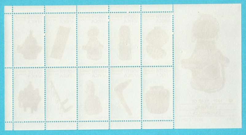 RSA- SACC1030 -MNH-1997-Sheet-Year of Cultural  Experiences-Thematic-Crafts-Culture-Art