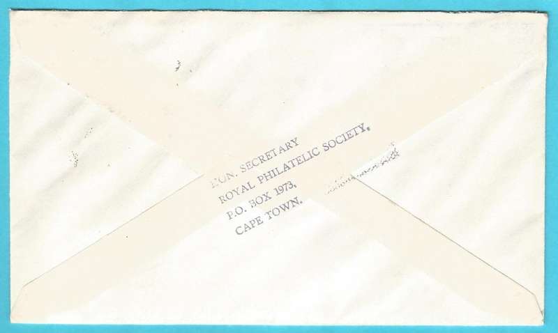 RSA-1970- Cover-FDC-Cancel-IUGS Geological conference-Cape Town-Used-Thematic-Flora-Mining