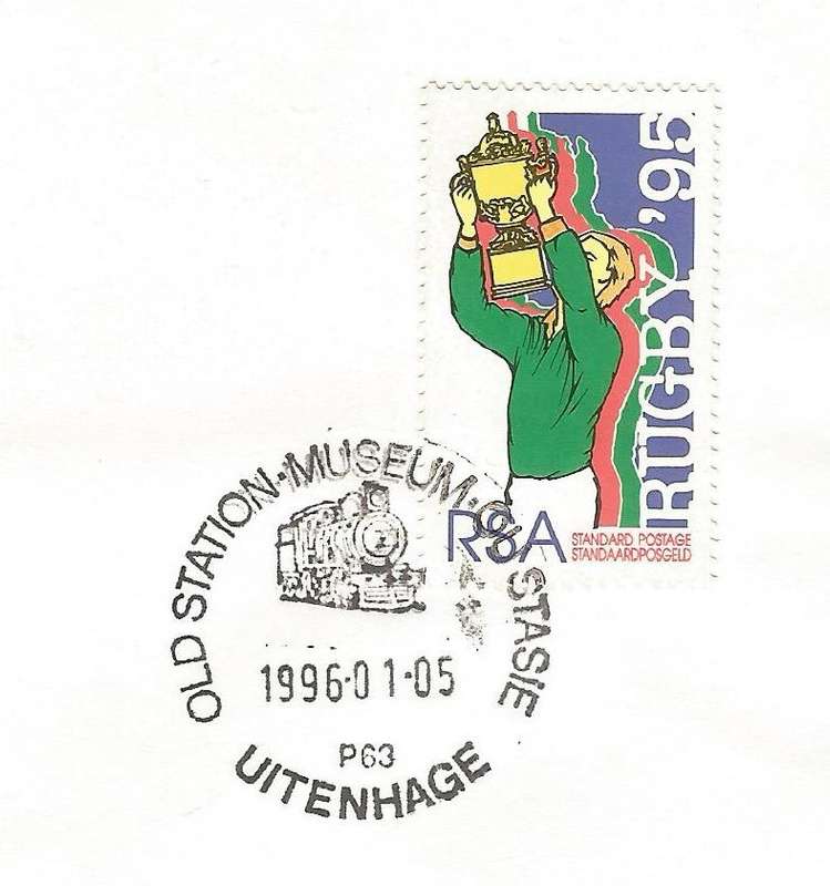 RSA-1996-Cover-FDC-Cancel-Old Station Museum-Uitenhage-Thematic-Sport