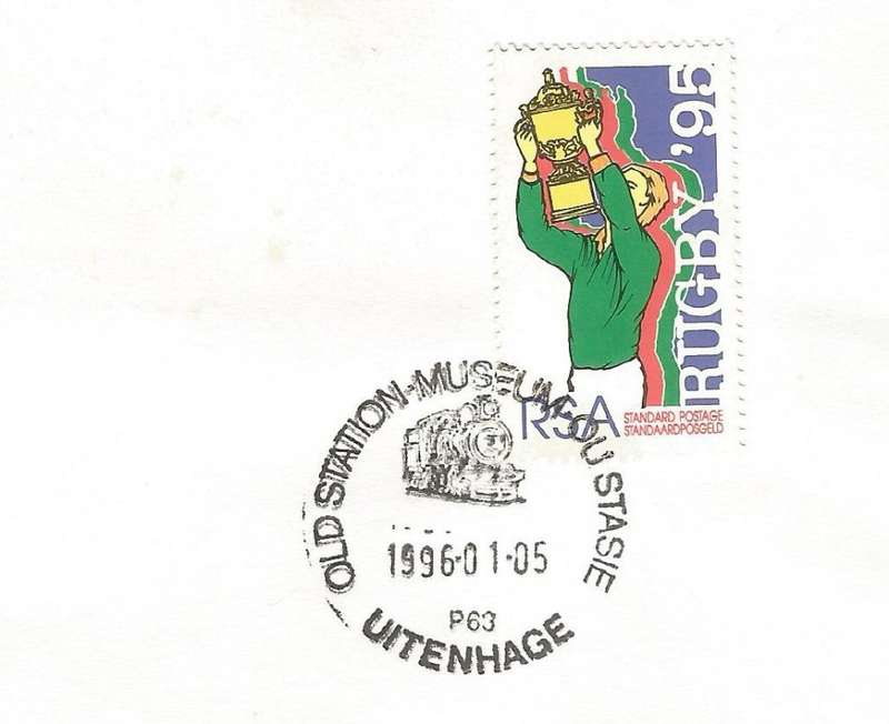 RSA-1996-Cover-FDC-Cancel-Old Station Museum-Uitenhage-Thematic-Sport