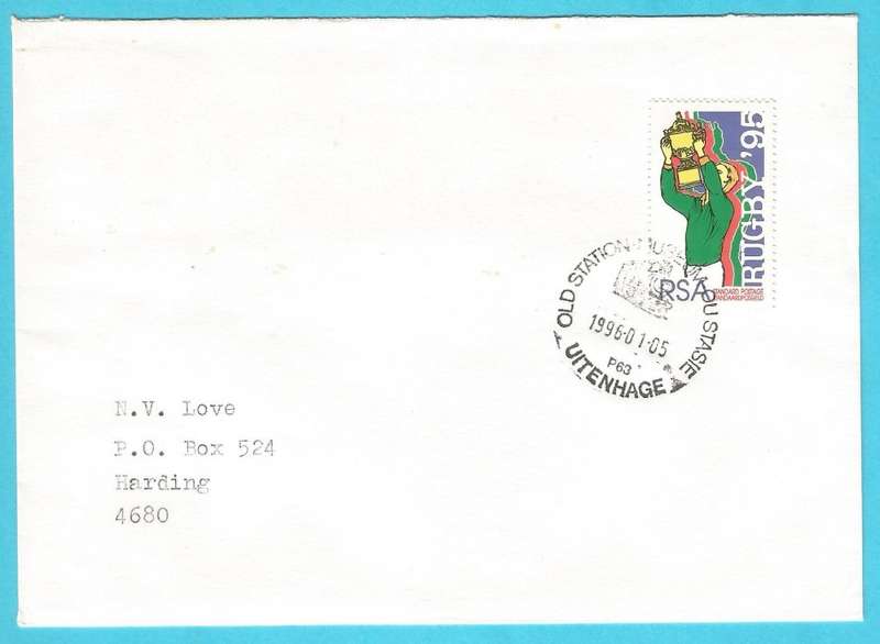 RSA-1996-Cover-FDC-Cancel-Old Station Museum-Uitenhage-Thematic-Sport