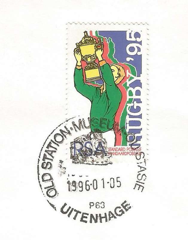 RSA-1996-Cover-FDC-Cancel-Old Station Museum-Uitenhage-Thematic-Sport