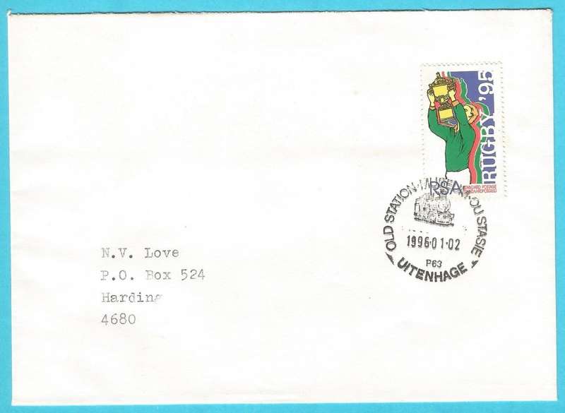 RSA-1996-Cover-FDC-Cancel-Old Station Museum-Uitenhage-Thematic-Sport