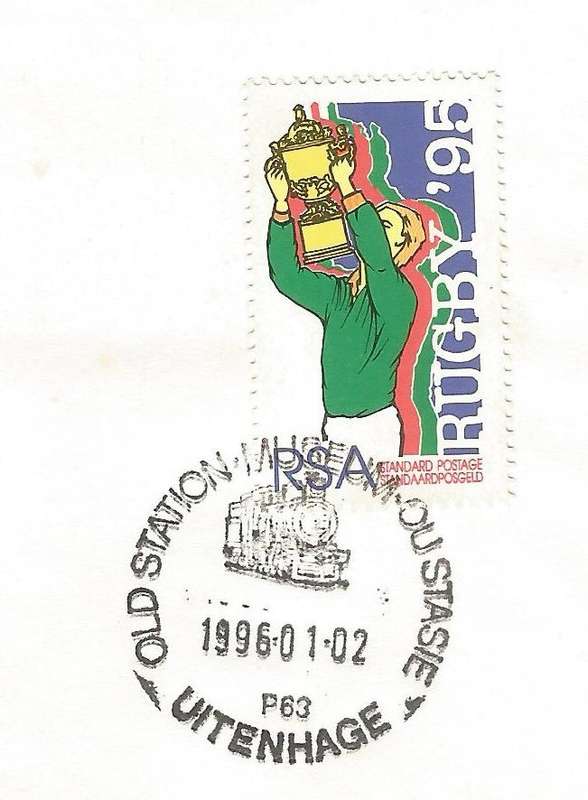 RSA-1996-Cover-FDC-Cancel-Old Station Museum-Uitenhage-Thematic-Sport