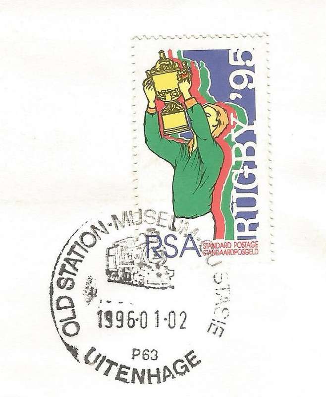RSA-1996-Cover-FDC-Cancel-Old Station Museum-Uitenhage-Thematic-Sport