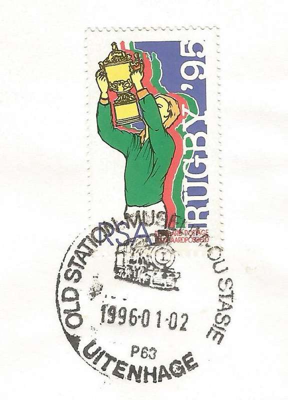 RSA-1996-Cover-FDC-Cancel-Old Station Museum-Uitenhage-Thematic-Sport