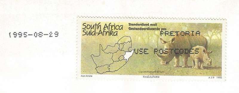 RSA-1995-Cover-FDC-Cancel-Pretoria-Thematic-Fauna-Wild Life