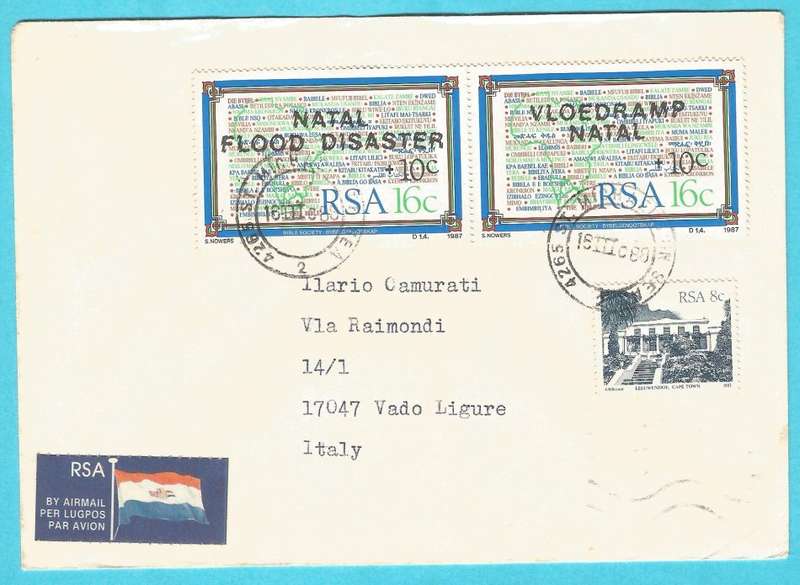 RSA-1988-Cover-FDC-Cancel-Thematic-Bible Society