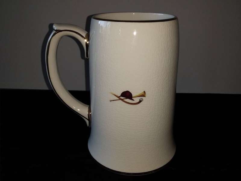 SADLER-Beer Mug-Made in Staffordsher England-Horse Scene