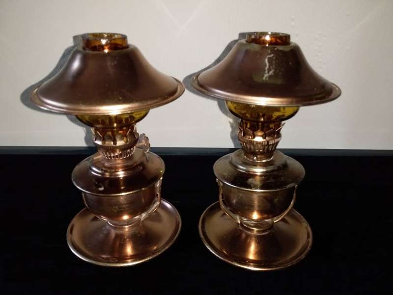 2 x Small  Lamps