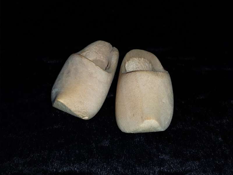 Small Wood Clogs