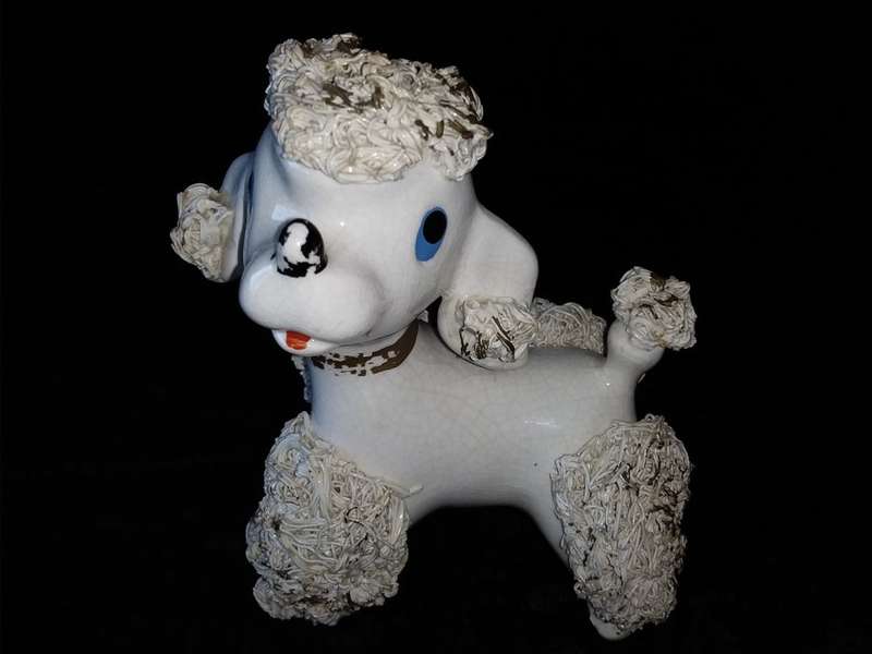 3 x Spaghetti Poodle Dogs -Vintage
