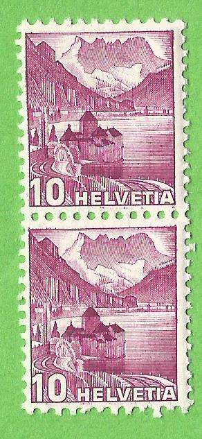 Switzerland-Helvetia 1936 Landscapes -Pair-MNH-Thematic-Scenery