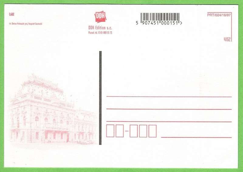 Post Card-Unposted-DDK Edition-Thematic-Buildings