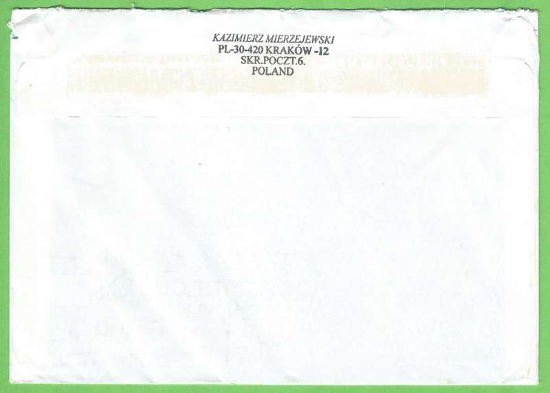 Domestic Mail-Cover-Poland-Cancel-Thematic-Buildings