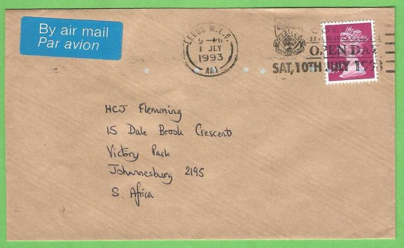 Domestic Mail-Cover-England-Machin-Cancel-Thematic-Famous Person