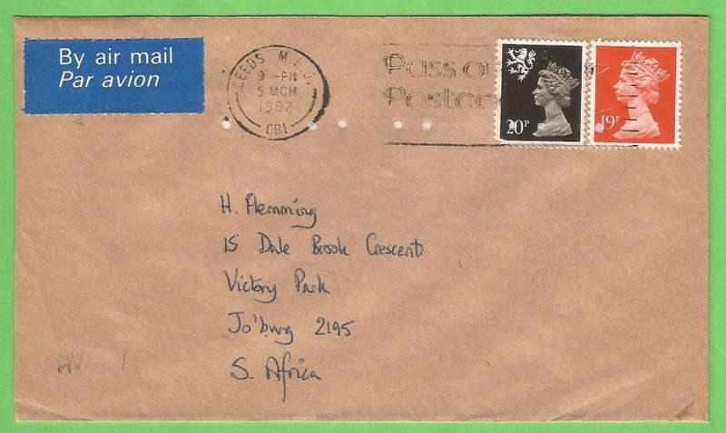 Domestic Mail-Cover-England-Machin-Cancel-Thematic-Famous Person