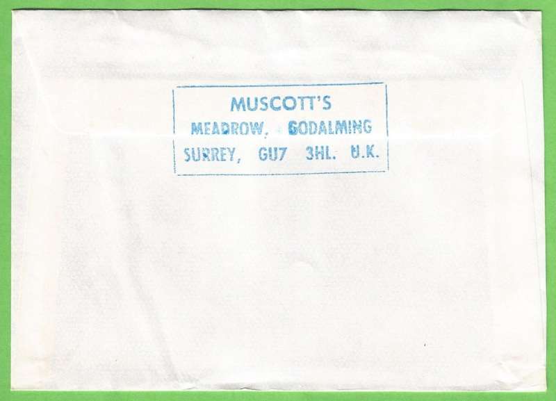 Domestic Mail-Cover-England-Machin-32p-Cancel-Thematic-Famous Person
