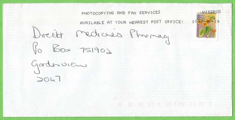 RSA-Domestic Mail-Cover-Ink Jet Stamp Cancelling-2007-Witspos-Thematic-Flora