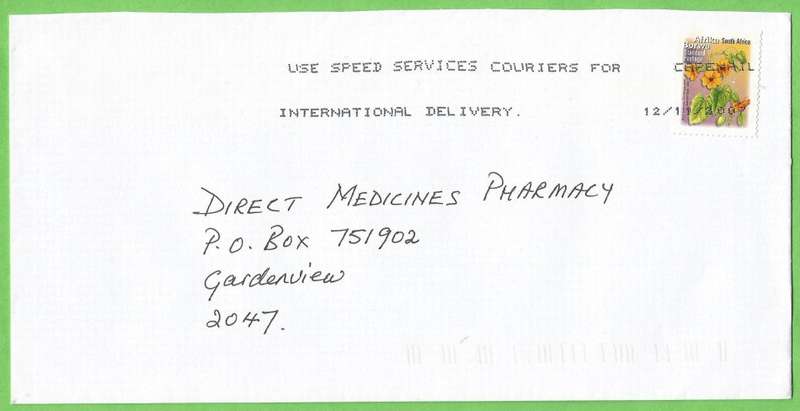 RSA-Domestic Mail-Cover-Ink Jet Stamp Cancelling-2007-Capemail-Thematic-Flora