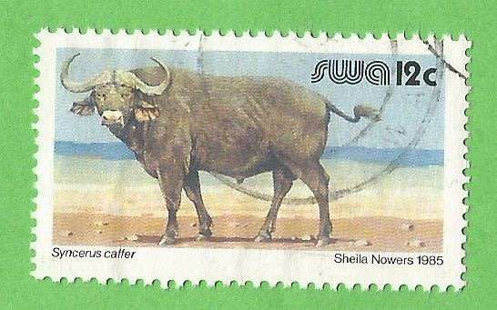 South West Africa-12c-Used-Cancel-Thematic-Fauna-Wild life