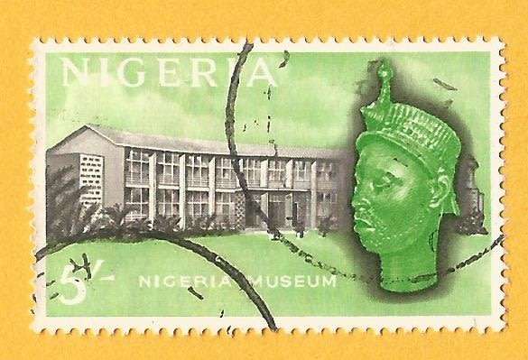 Nigeria-5/-Used-Cancel-Thematic-Building-Nigeria Museum