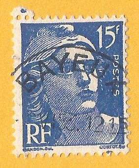 France-Used-Cancel-Thematic-Famous Person