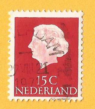 Netherlands-Used-Cancel-Thematic-Famous Person